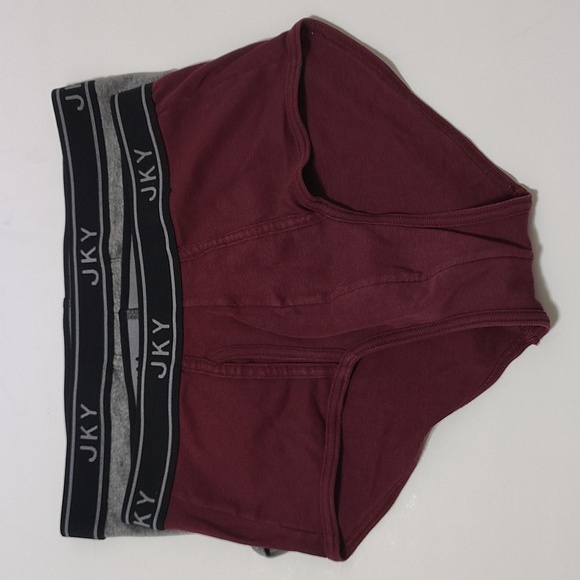 JKY Other - JKY Men's Briefs Set Of 2 - Burgundy and Gray Size M